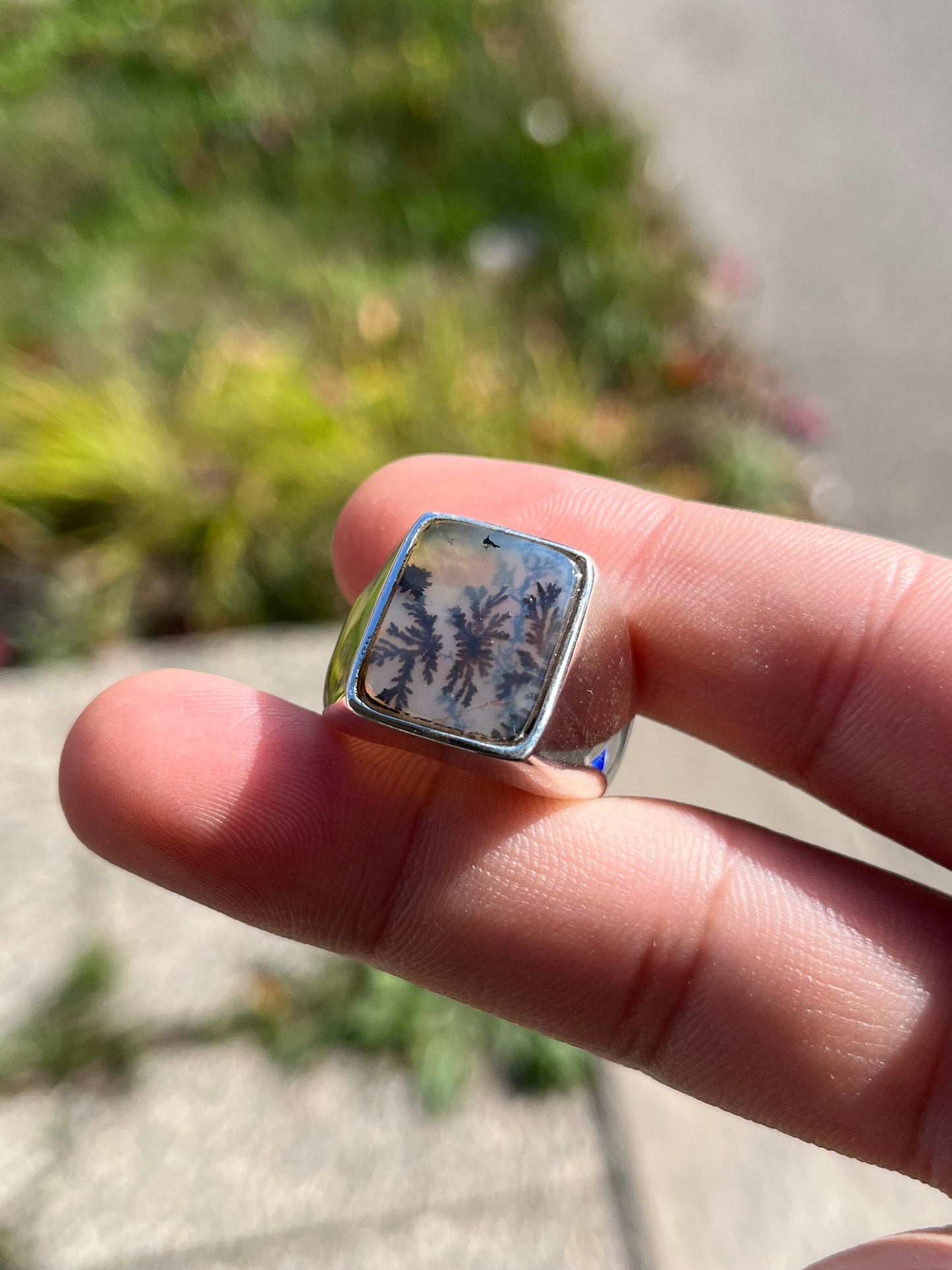 Natural shijri Aqeeq ring